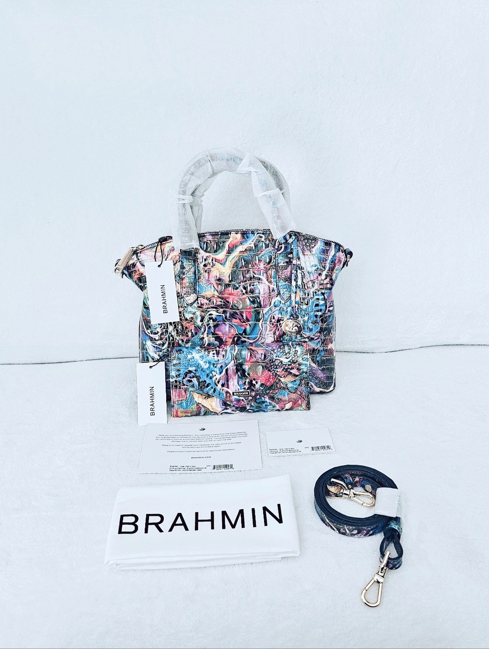 NWT Brahmin EUPHORIA Medium Duxbury w/ Veronica Wallet